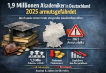 1,9 Millionen Akademiker in Deutschland 2025 armutsgefährdet Akademiker in Deutschland 2025 – Armutsrisiko und Bildung