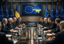EU Beitritt der Ukraine als Schlüssel für Friedensplan EU und Ukraine diskutieren Beitritt als Teil eines Friedensplans