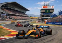 Barcelona-Rennen bleibt bis 2032 im Formel 1-Kalender Lando Norris am Circuit de Barcelona-Catalunya beim Testfahren