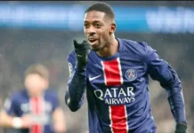 PSG fegt Marseille weg: Dembélé glänzt beim 5:0-Sieg PSG Spieler feiern 5:0 Sieg gegen Marseille im Parc des Princes 2026