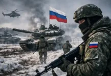 BND warnt: Russlands Militärbudget weit höher als bekannt Russische Soldaten und Militärfahrzeuge bei Manöver nahe der NATO-Ostgrenze