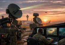 EU startet Notfallplan gegen gefährliche Drohnen Europäische Soldaten überwachen feindliche Drohnen mit moderner Abwehrtechnik