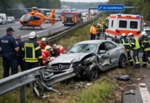 Schwerer Unfall auf A3 Aschaffenburg: Zwei Verletzte Schwerer Unfall auf der A3 bei Aschaffenburg mit flüchtigem Mercedes-Fahrer