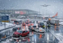 Winterchaos in Norddeutschland: Eis, Schnee und Verkehrschaos Eisglätte und Schnee in Norddeutschland am 6. Februar 2026